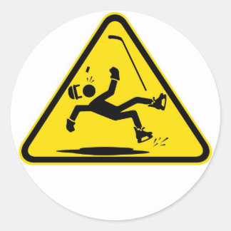 Adesivo Piso Mojado Helmet Sticker