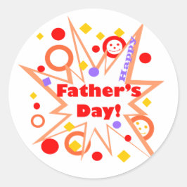 Adesivo Pista de Dia de os pais Feliz