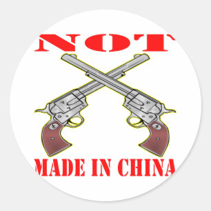 Adesivo Pistolas Não Fabricadas Na China
