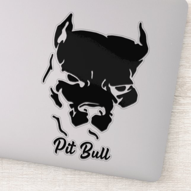 Adesivo Pit bull Sticker (Detalhe)