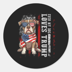 Adesivo Pit Bull Terrier Mesmo Meu Cachorro Ama Trump Home