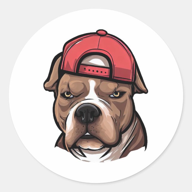 Adesivo Pitbull Bloods (Frente)