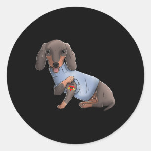 Adesivo Pitbull Eu Amo Mamãe Tatuagem Cão Engraçado Dia de