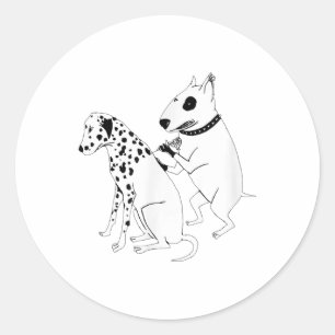 Adesivo Pitbull Terrier Cão Animal Tatuagem Dalmaciana