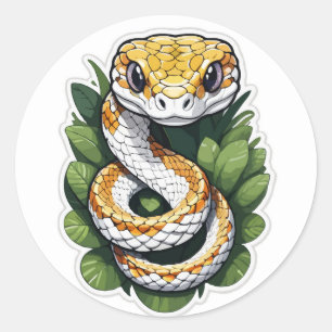 Adesivo Pithon Sticker Curioso - Uma Surpresa Slithering