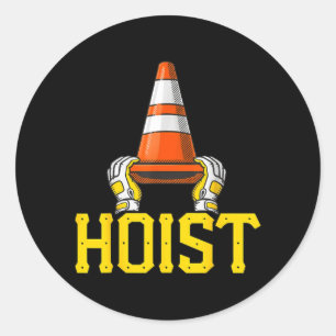 Adesivo Pittsburgh Içar o Cone de Tráfego