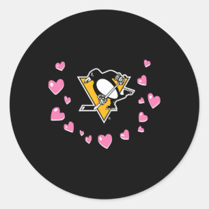 Adesivo Pittsburgh Penguins Amor de São Valentim Nhl Ofici