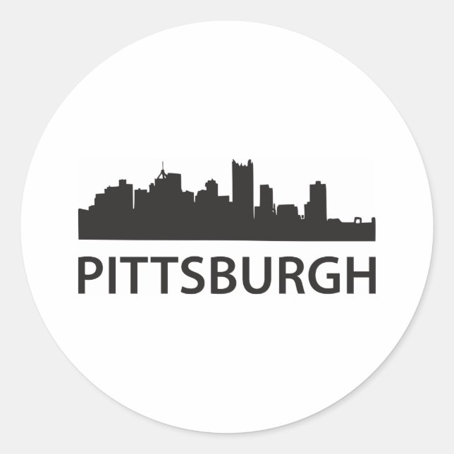 Adesivo Pittsburgh Skyline (Frente)