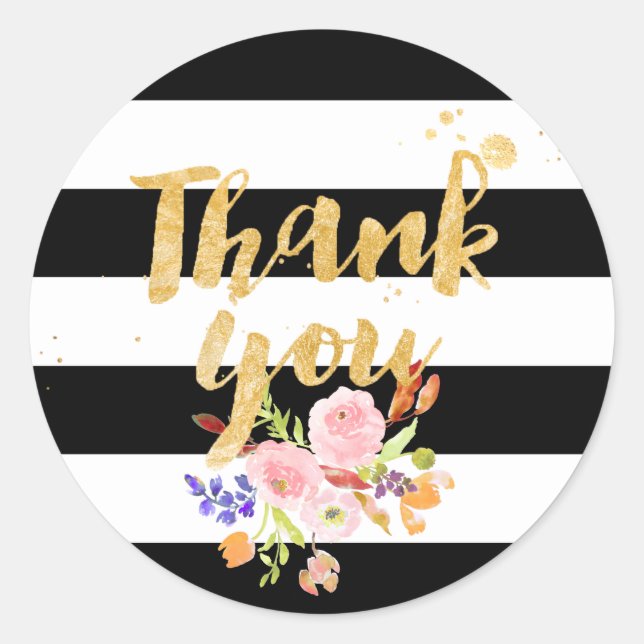 Adesivo PíxDezine aquarela floral/listras (Frente)