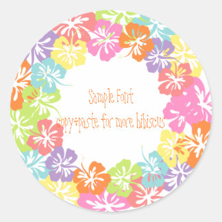 Adesivo PixDezine colar de hibisco/cor de fundo DIY