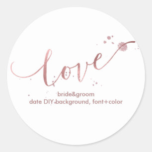 Adesivo PixDezine Deslumbrante Falso Rose Gold/amor