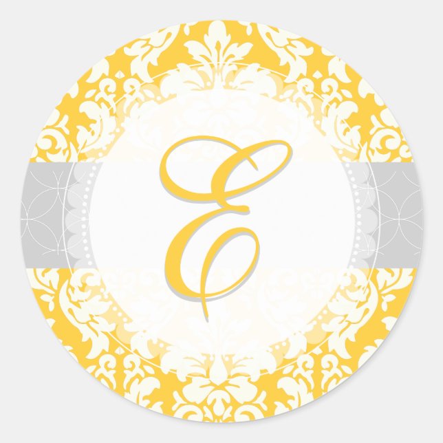 Adesivo PixDezine versailles cores damask/monograma/diy (Frente)