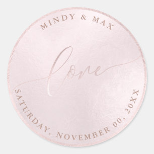 Adesivo PixDezines ama um pINK BLUSH IRIDESCENTE