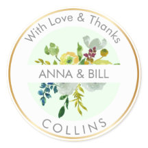 PixDezines Aquarela Flor/Ranunculus/Obrigado