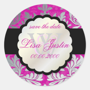 Adesivo PixDezines Barroco Damasco/cor pintada/magenta