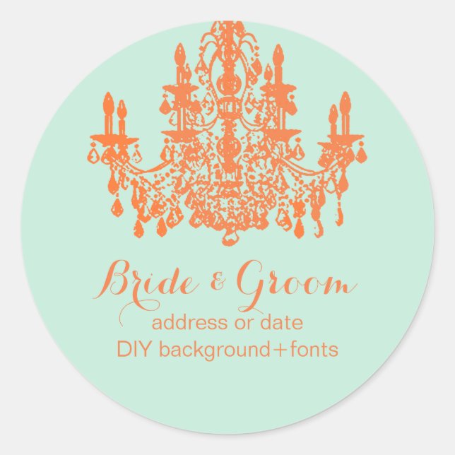 Adesivo PixDezines, celosia, candelabro laranja (Frente)