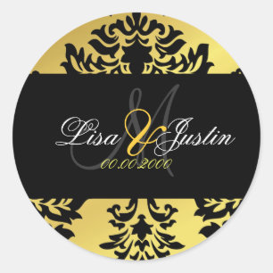 Adesivo PixDezines damasco de casamento