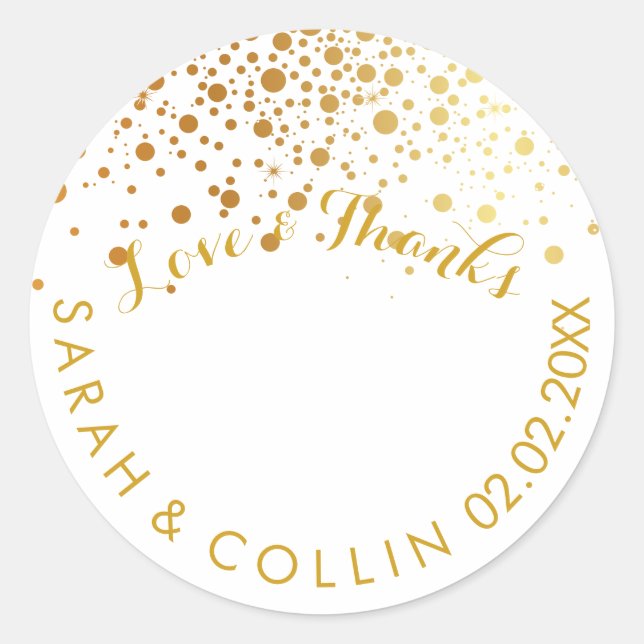 Adesivo PixDezines DIY color/dazime/speck dourados (Frente)