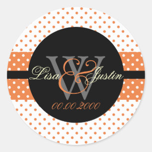 Adesivo PIxDezines DIY cores, pontos et al./laranja+preto