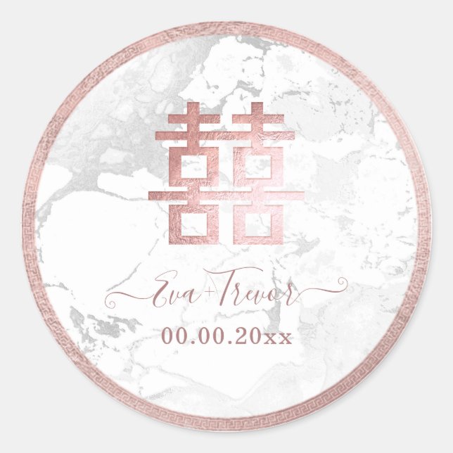 Adesivo PixDezines dupla felicidade rosa dourada (Frente)