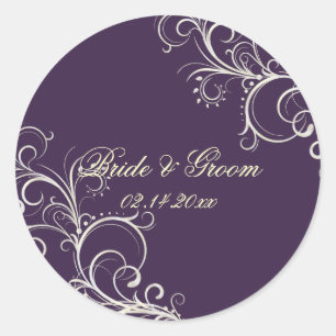 Adesivo PixDezines faça-você-mesmo casamento de redemoinho