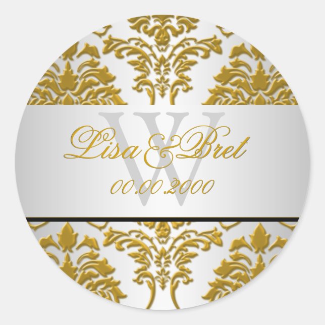 Adesivo PixDezines florentius damask/faux metálico (Frente)