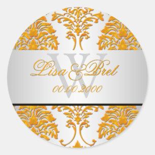 Adesivo PixDezines florentius damask/larange