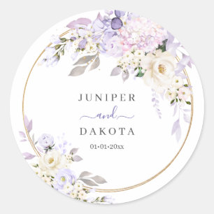 Adesivo PixDezines H2 Rosas de Hydrangeas Roxas