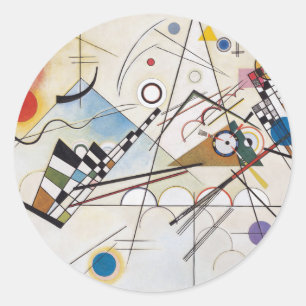 Adesivo PixDezines Kandinsky 1923 Composição VIII