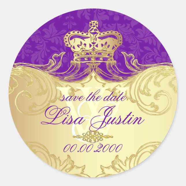 Adesivo PixDezines Marie Antoniette/DIY roxo real (Frente)