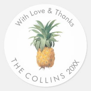 Adesivo PixDezines Pineapple Obrigado Stickers