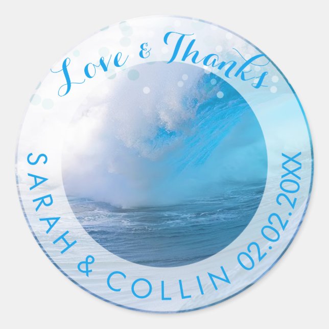 Adesivo PixDezines rasgou ondas de curvas/fontes DIY (Frente)