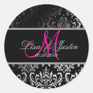 Adesivo PixDezines Rossi Damask, cor personalizada!!!