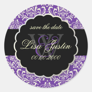 Adesivo PixDezines Rossi Damask/Roxo