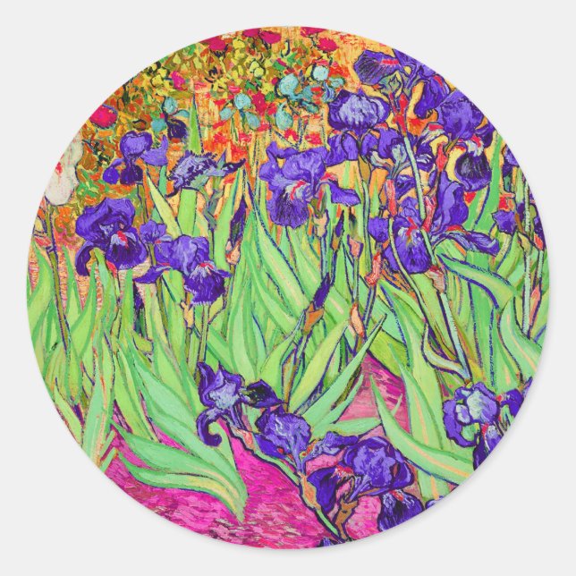Adesivo PixDezines van gogh iris/rua. Remy (Frente)