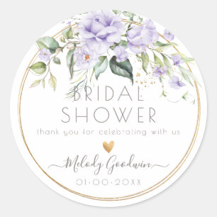 Adesivo PixDezines Watercolor Lilac Rosas