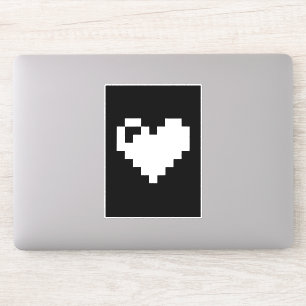 Adesivo Pixel Heart 8 bits