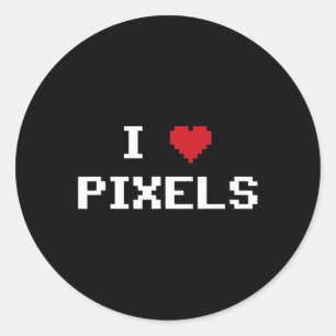 Adesivo Pixels de amor C64 Ventiladores Cardíacos Jogo Cam
