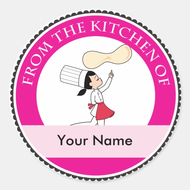 Adesivo Pizza Chef Art (Frente)