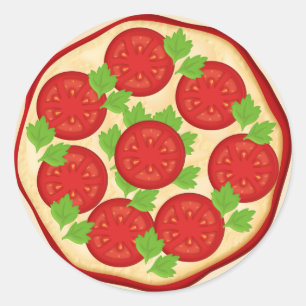Adesivo Pizza com tomates