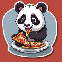 Pizza Comendo Panda