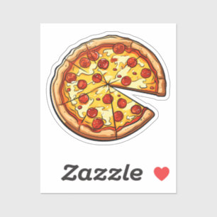 Adesivo Pizza de animação