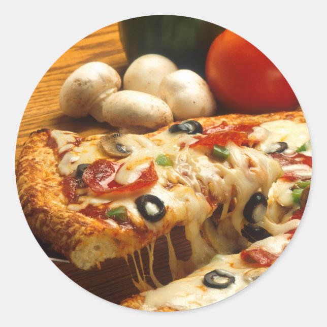 Adesivo Pizza Deliciosa (Frente)