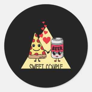 Adesivo Pizza E Cerveja Doce