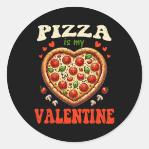 Adesivo Pizza É Meu Dia Dos Namorados Coração Engraçado Am
