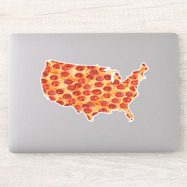 Adesivo Pizza Map Sticker (Computador)