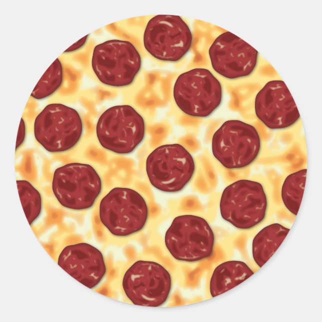 Adesivo Pizza Pepperoni (Frente)