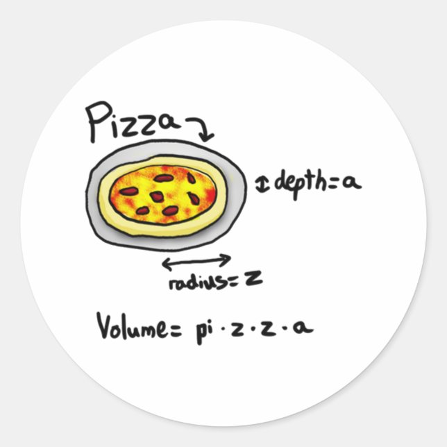 Adesivo Pizza Resolvida (Frente)