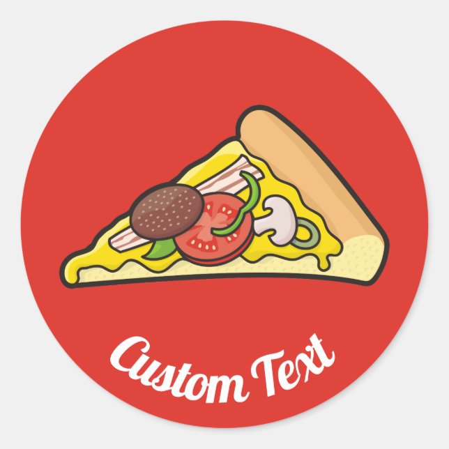 Adesivo Pizza Slice Sticker (Frente)