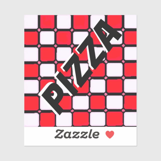 ADESIVO PIZZA STICKER (Folha)